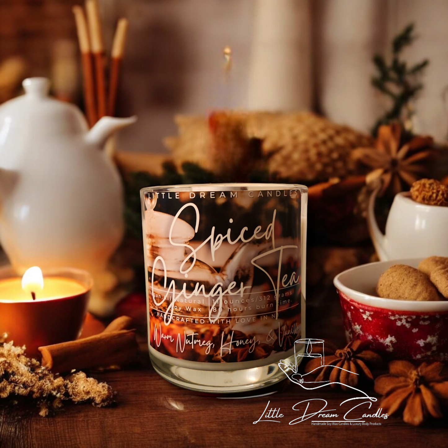 Spiced Ginger Tea Candle